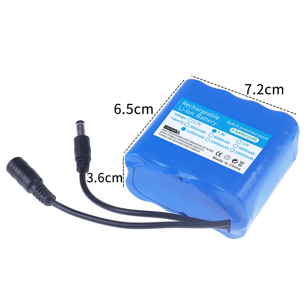 2S4P 18650 Lithium Battery 7.4 - огляд і ціна Fishing Boat Trailer