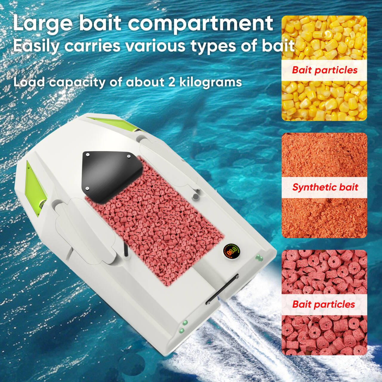 100 GPS Carp Fishing Bait Boat - огляд і ціна Fishing Boat Gps