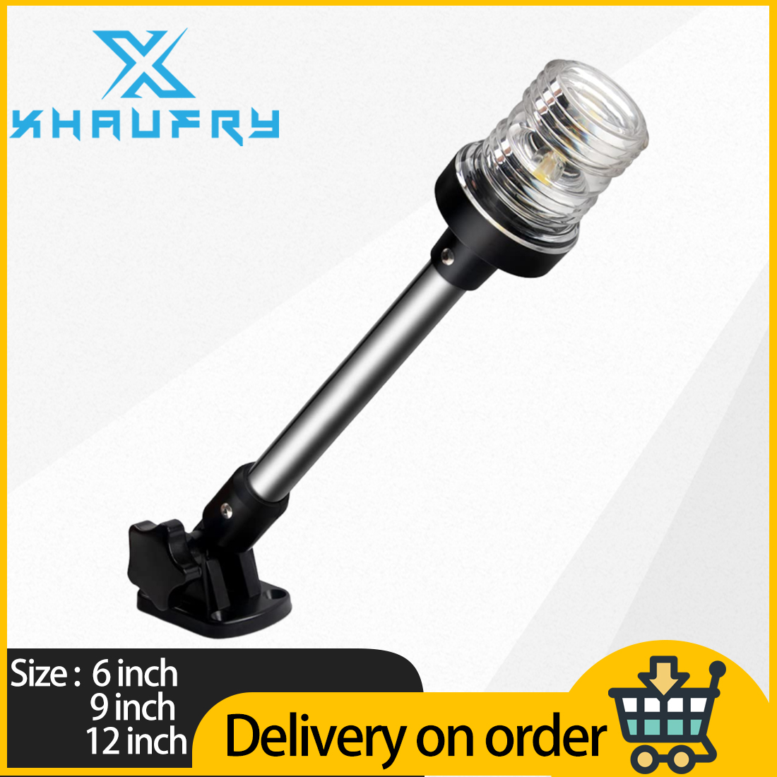 360 Degree White LED Fold Down - огляд і ціна Fishing Boat Anchor