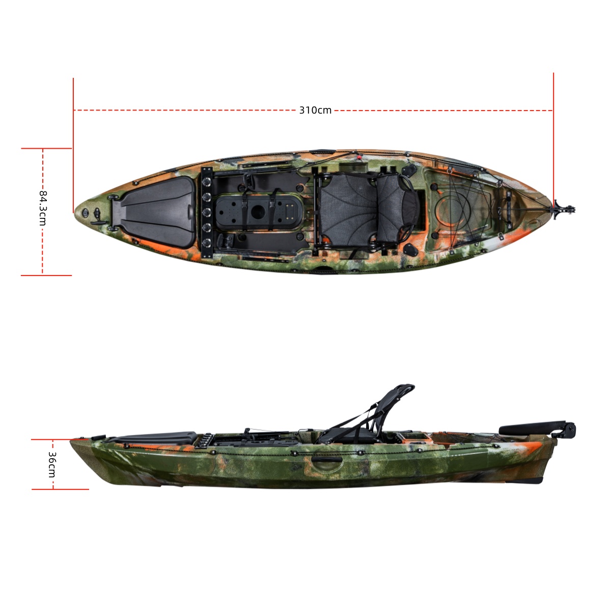First-class Single Fishing Kay - огляд і ціна Fishing Boat Seat